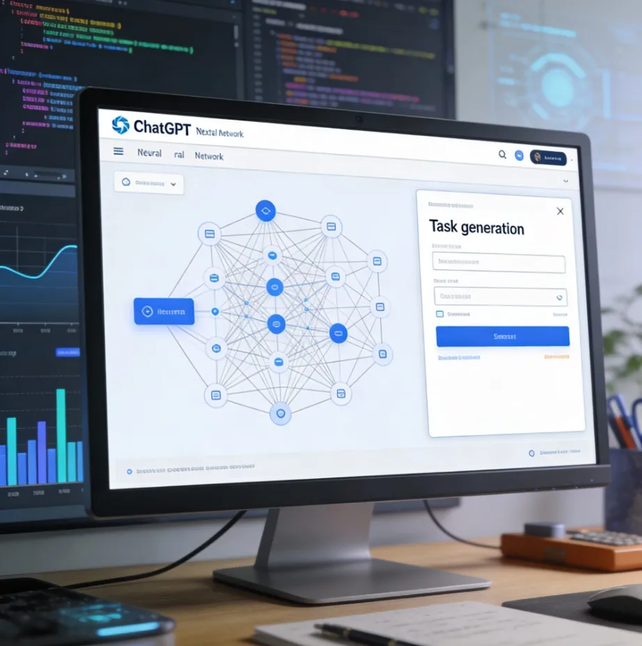 Генерация заданий по теме с ИИ